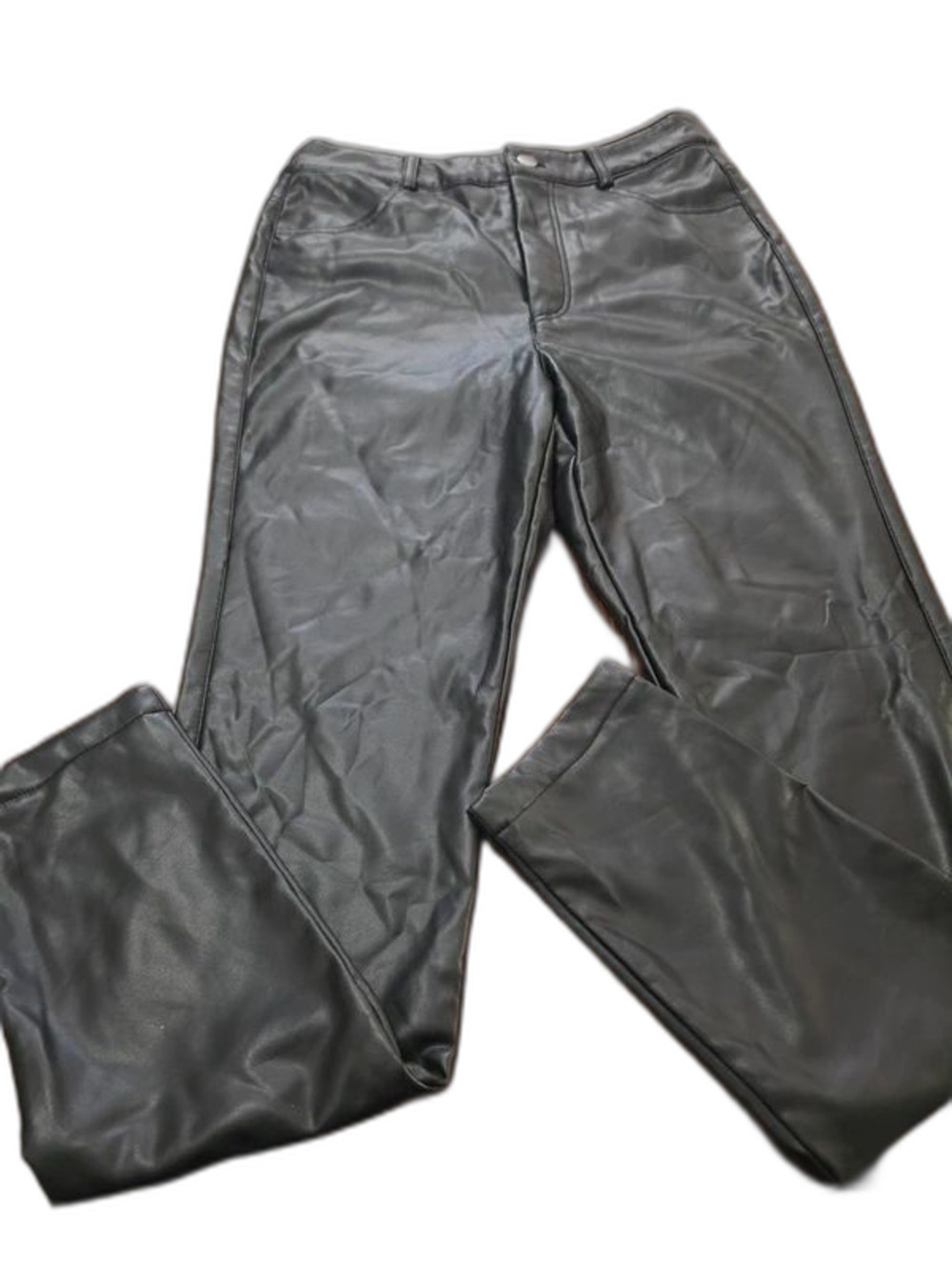 Forever 21 Faux Leather Straight-Leg Pants (NWT)
